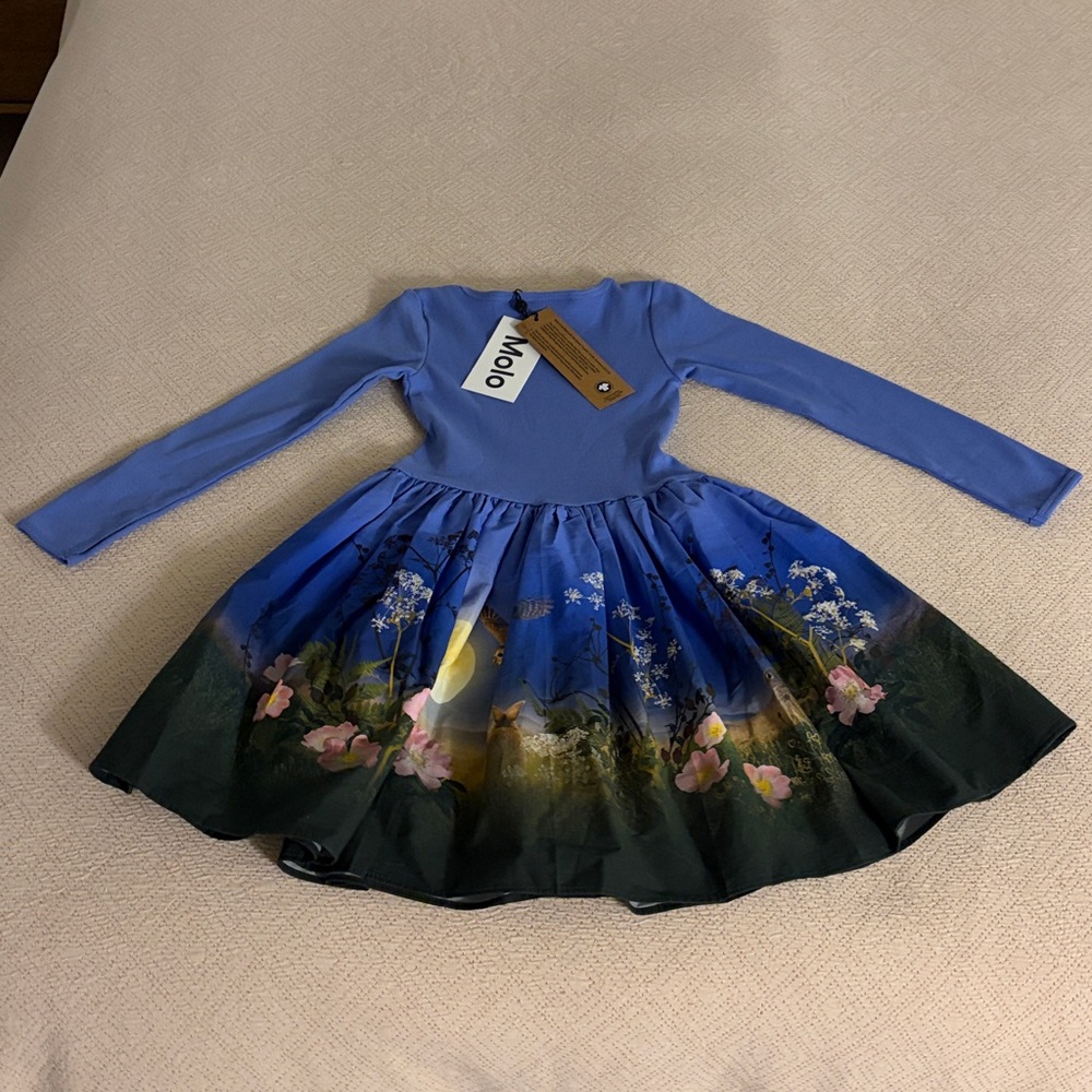 NWT Molo Lavender and Floral Dress - Picture 6 of 6